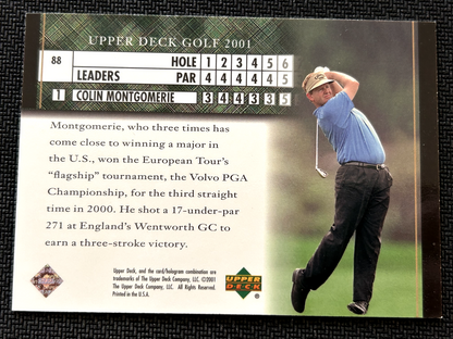 2001 Upper Deck Golf Card #88 Colin Montgomerie