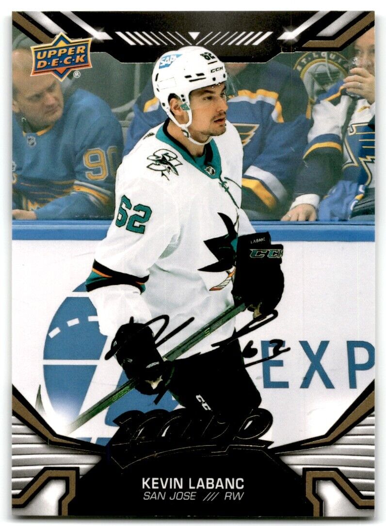 2022-23 Upper Deck MVP Gold Kevin Labanc San Jose Sharks #170