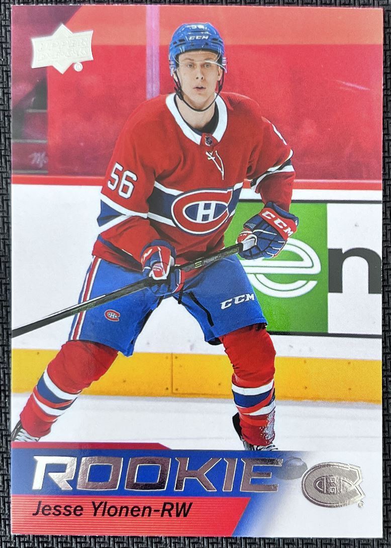 2021-22 Upper Deck NHL Star Rookie Jesse Ylonen Rookie Montreal Canadiens #13