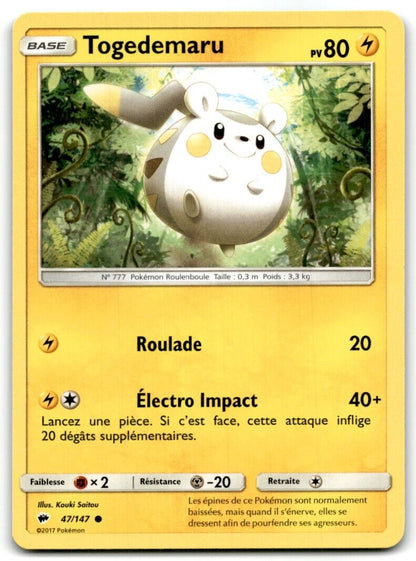 2017 Sun & Moon - Burning Shadows Togedemaru Basic/Common #47