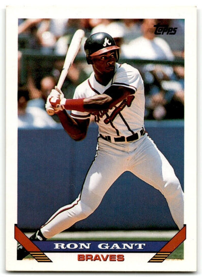 1993 Topps Ron Gant Atlanta Braves #393