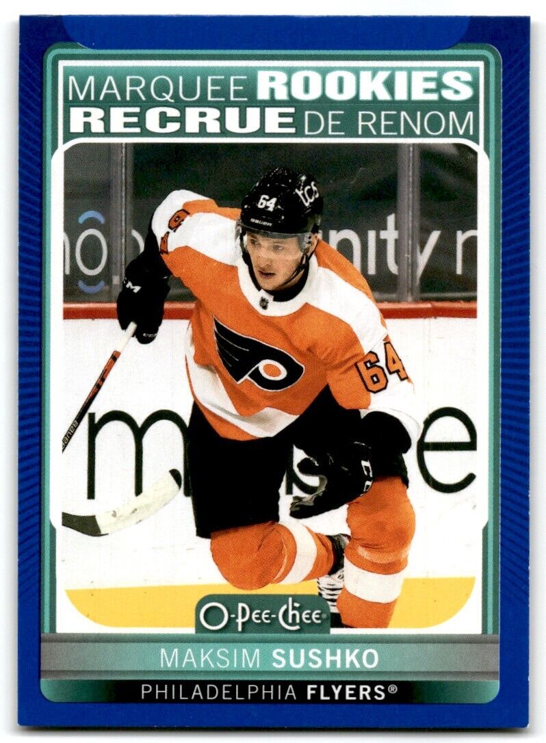 2021-22 Upper Deck 2021-22 O-Pee-Chee Update Blue Maksim Sushko Rookie