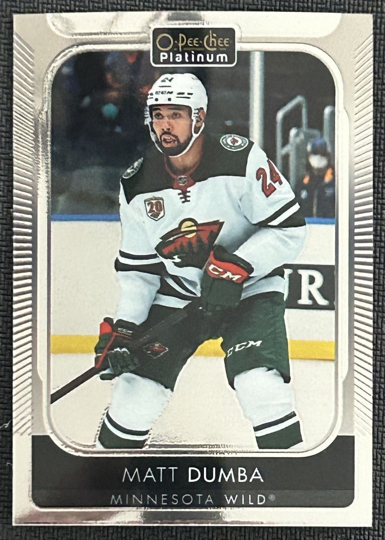 2008-09 O-Pee-Chee Platinum Matt Dumba Minnesota Wild #55