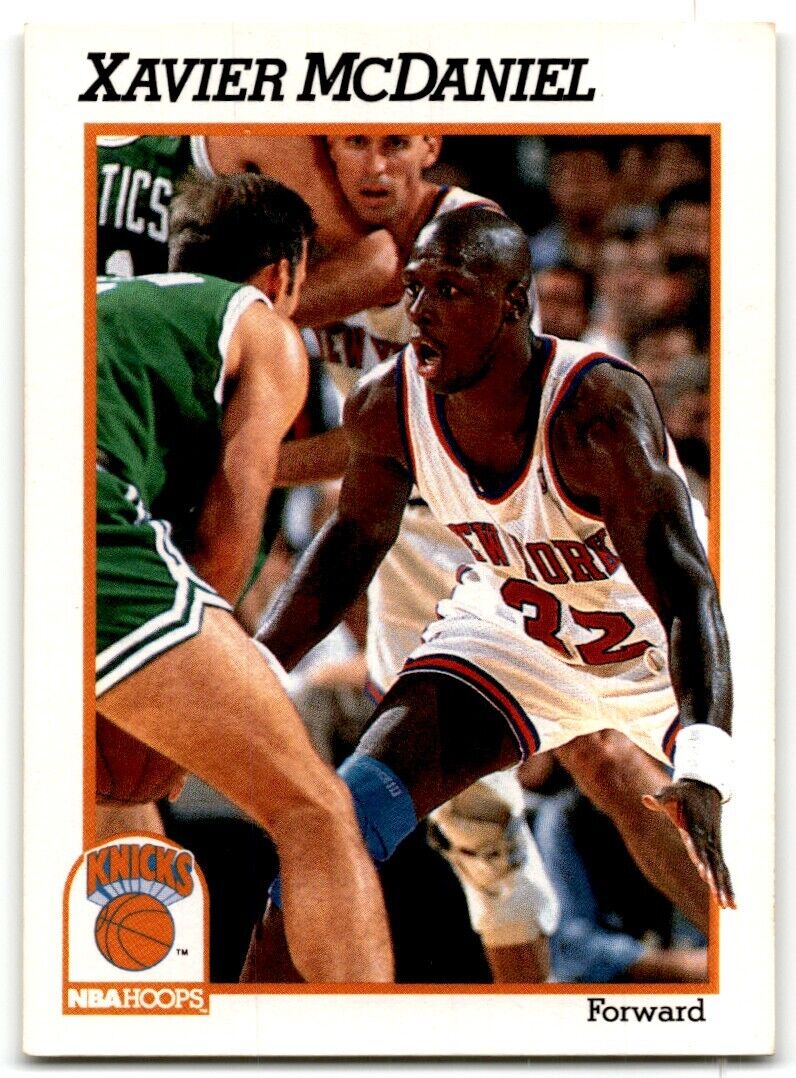 1991-92 Hoops Xavier McDaniel New York Knicks #403