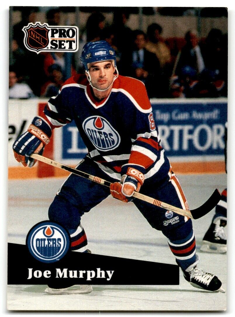 1991-92 Pro Set French Joe Murphy Edmonton Oilers #68