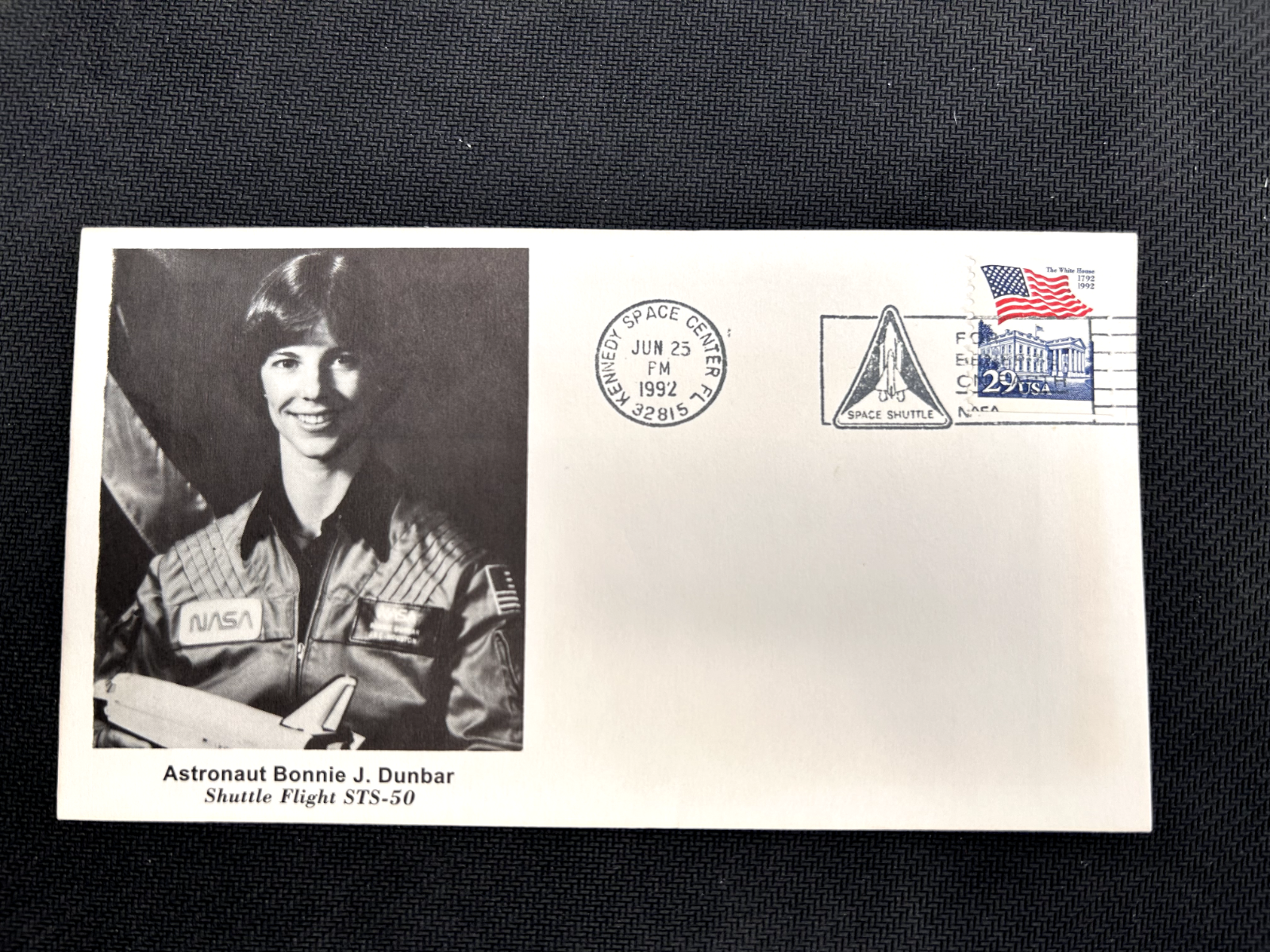 NASA Space Shuttle Astronaut Bonnie Dunbar STS-50 cover