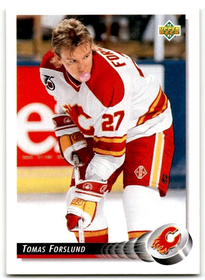 1992-93 Upper Deck Tomas Forslund Calgary Flames #429