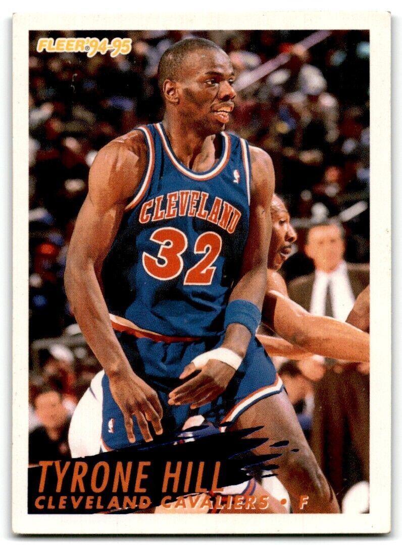 1994-95 Fleer Tyrone Hill Cleveland Cavaliers #40