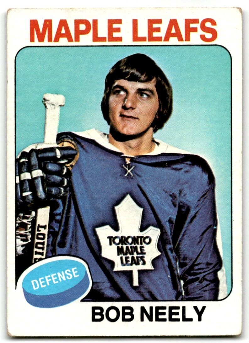 1975-76 Topps Bob Neely Toronto Maple Leafs #245