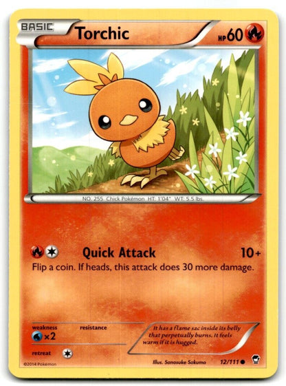 2014 XY - Furious Fists Torchic Basic/Common #12