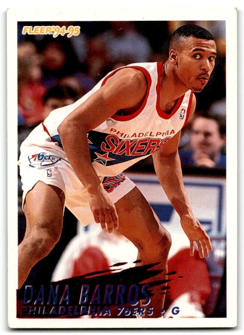 1994-95 Fleer Dana Barros Philadelphia 76ers #165