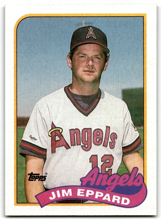 1989 Topps Jim Eppard California Angels #42