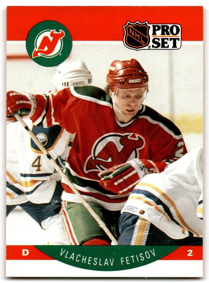 1990-91 Pro Set Viacheslav Fetisov New Jersey Devils #167