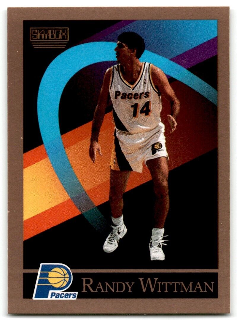 1990-91 SkyBox Randy Wittman Indiana Pacers #389