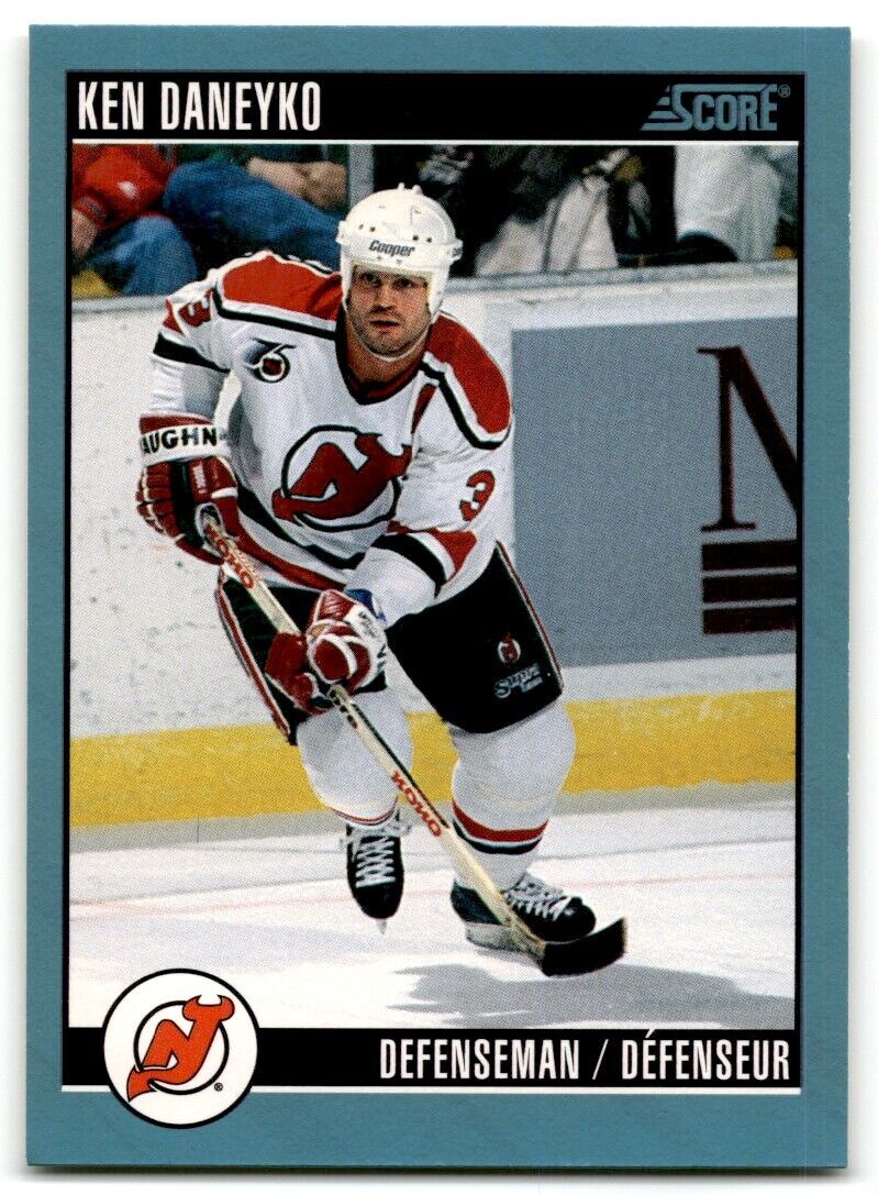 1992-93 Score Ken Daneyko New Jersey Devils #53