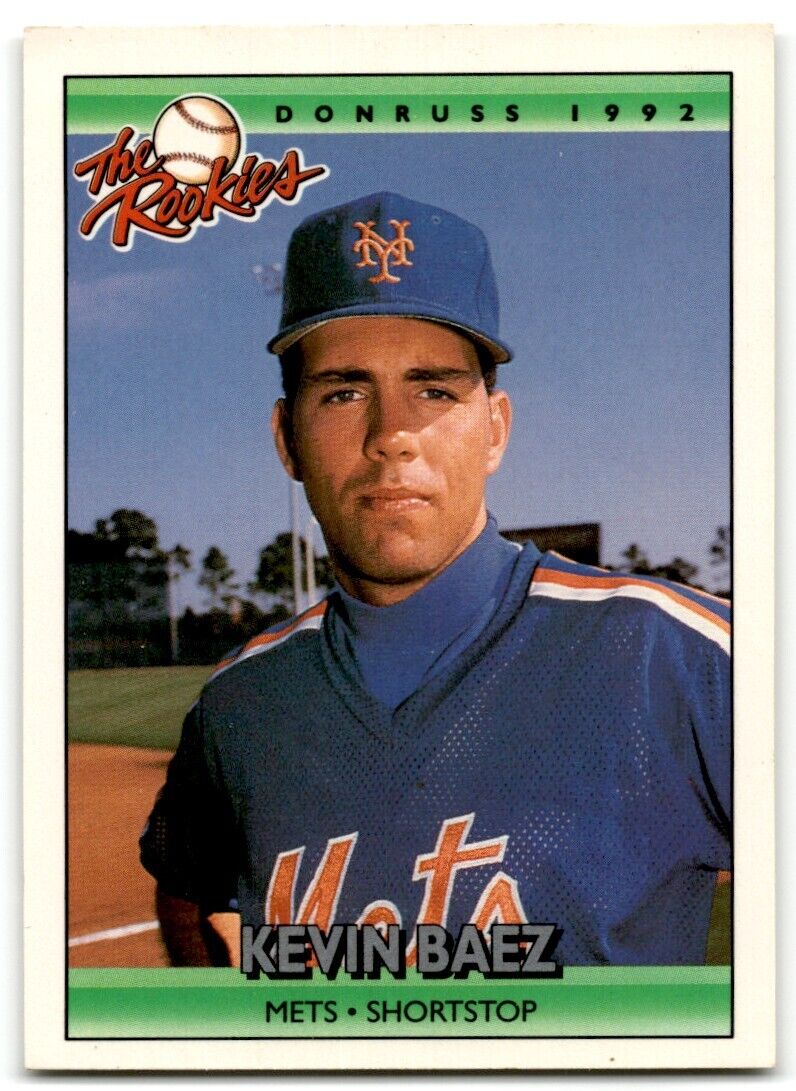 1992 Donruss The Rookies Kevin Baez Rookie New York Mets #9