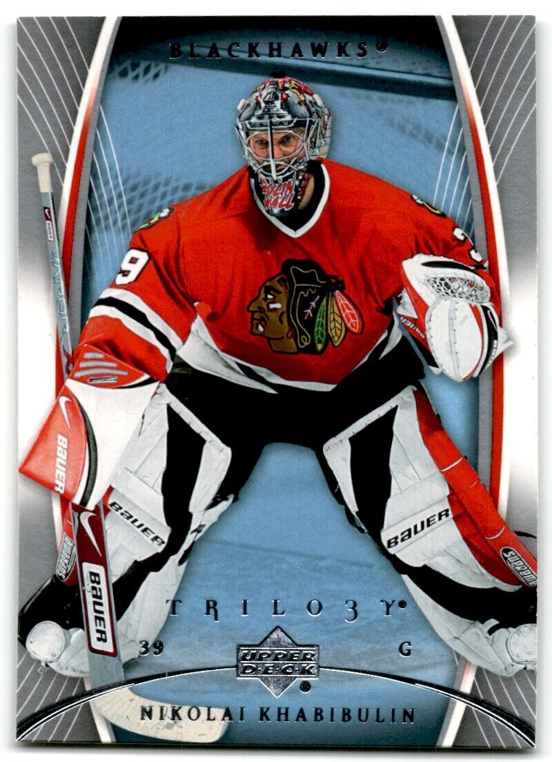 2007-08 Upper Deck Trilogy Nikolai Khabibulin Chicago Blackhawks #22