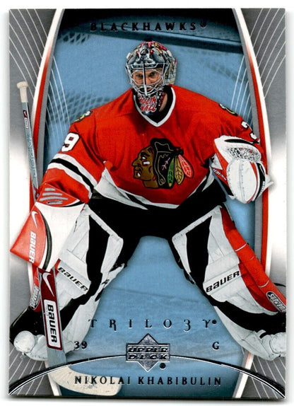 2007-08 Upper Deck Trilogy Nikolai Khabibulin Chicago Blackhawks #22