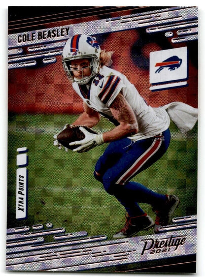 2021 Panini Prestige Xtra Points Cole Beasley Buffalo Bills #15 Parallel