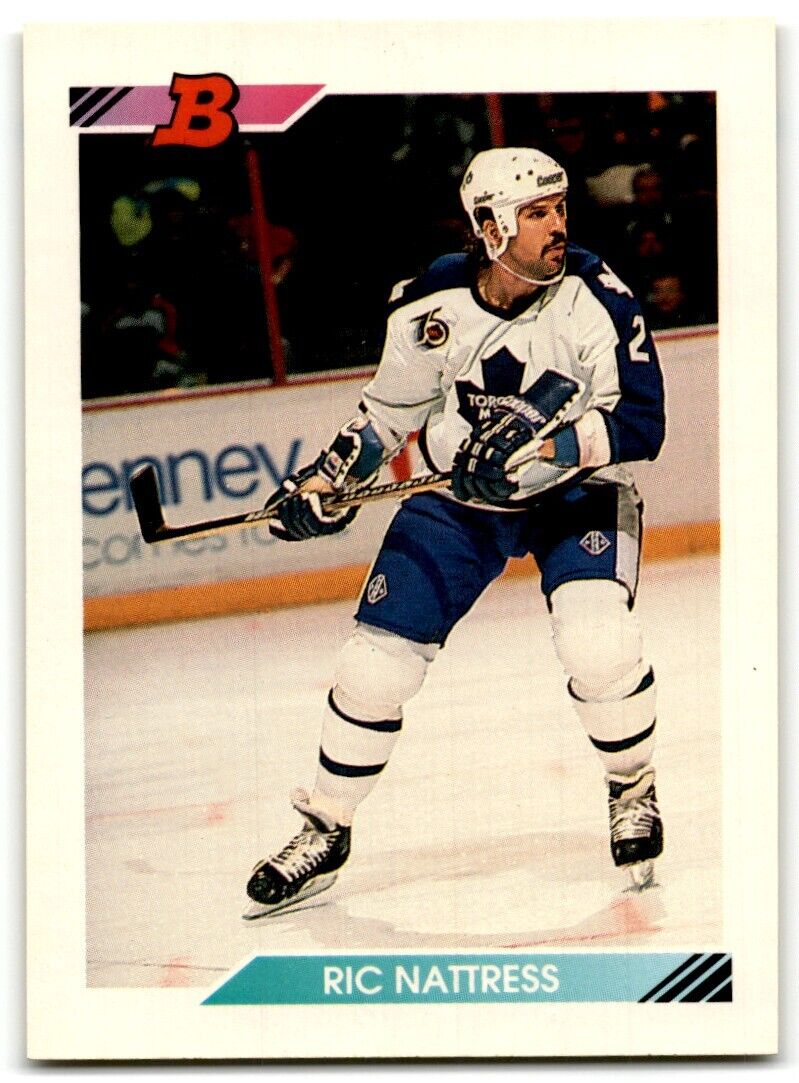 1992-93 Bowman Ric Nattress Toronto Maple Leafs #63