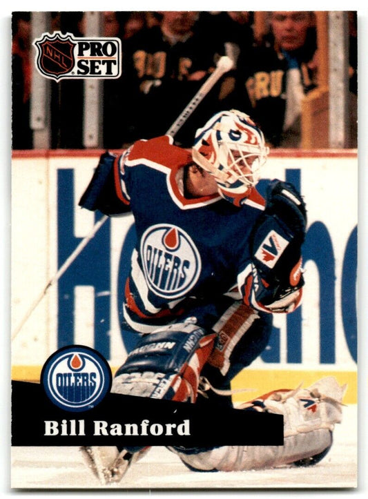 1991-92 Pro Set Bill Ranford Edmonton Oilers #70