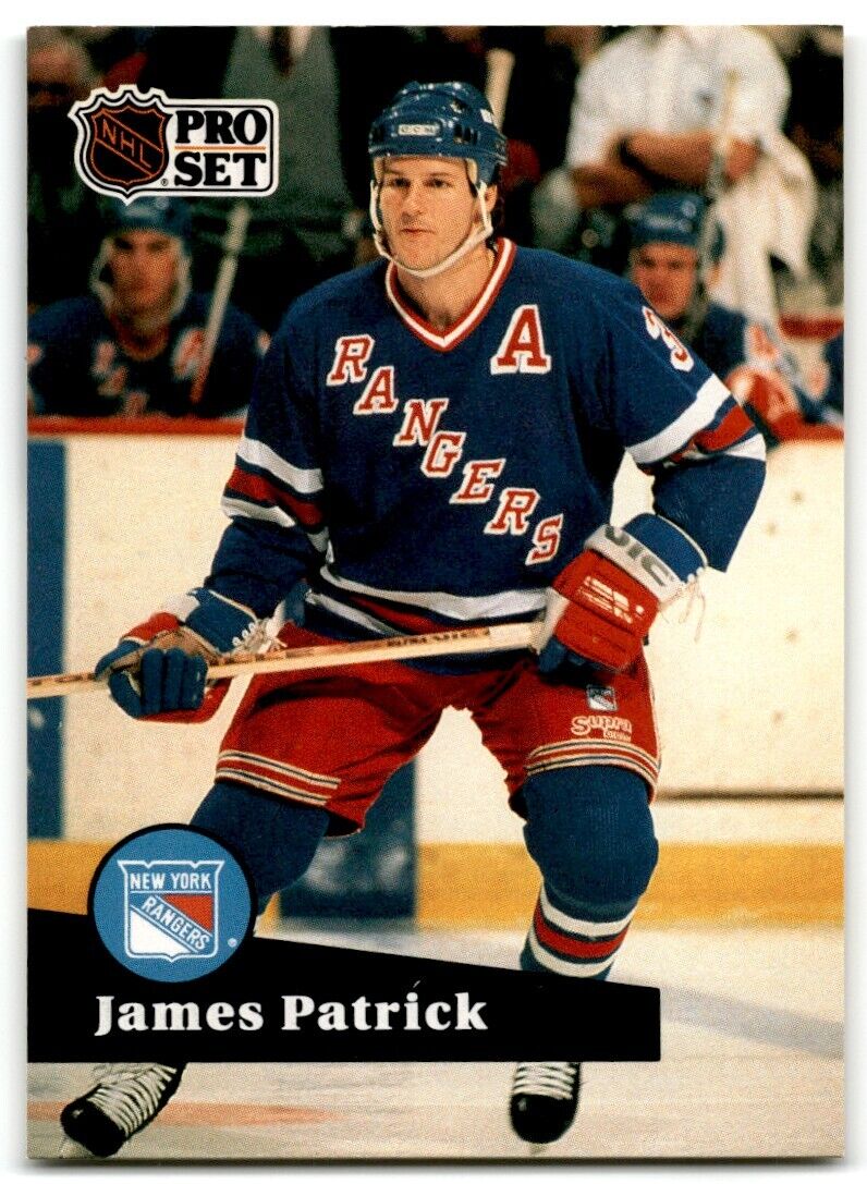 1991-92 Pro Set French James Patrick New York Rangers #164