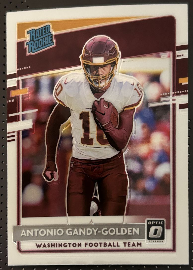 2020 Donruss Optic Antonio Gandy-Golden Rookie Washington Redskins #184