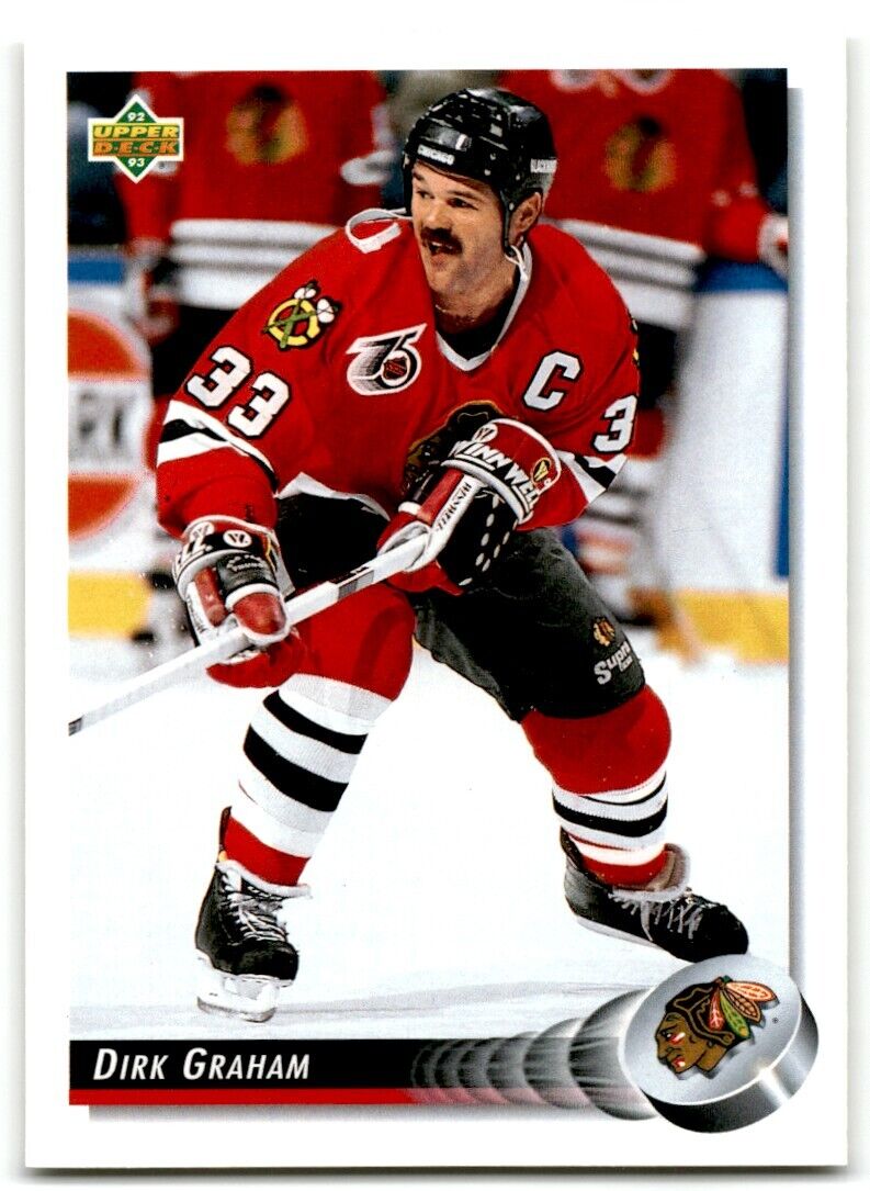 1992-93 Upper Deck Dirk Graham Chicago Blackhawks #272