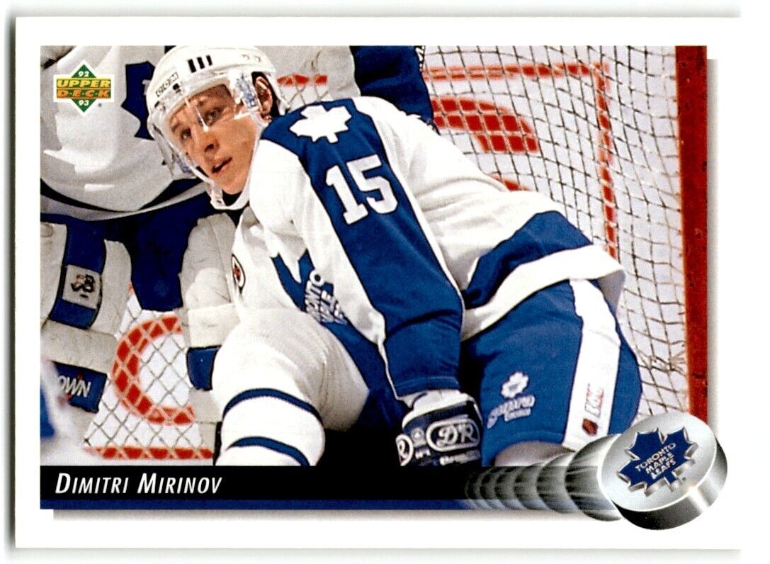 1992-93 Upper Deck Dmitri Mironov Toronto Maple Leafs #83