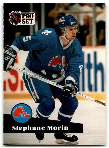 1991-92 Pro Set Stephane Morin Quebec Nordiques #201