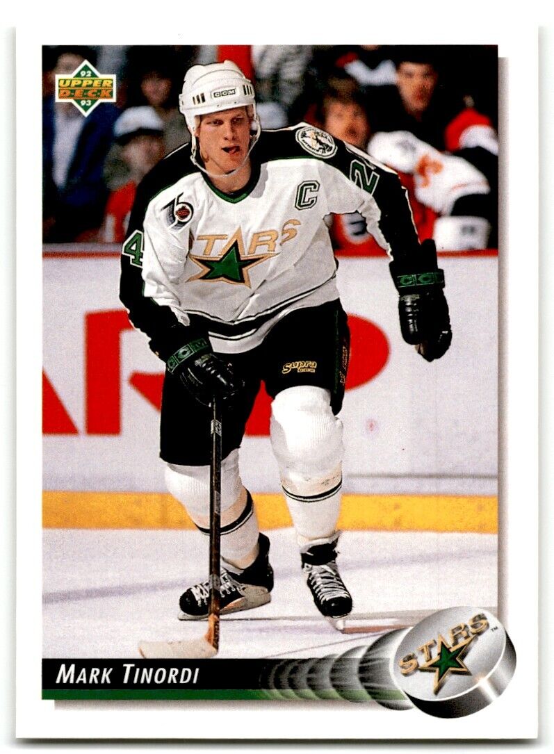 1992-93 Upper Deck Mark Tinordi Minnesota North Stars #73