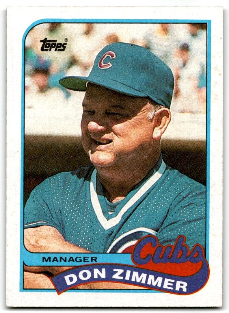 1989 Topps Don Zimmer Chicago Cubs #134