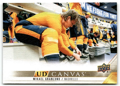 2022-23 Upper Deck UD Canvas Mikael Granlund Nashville Predators #88