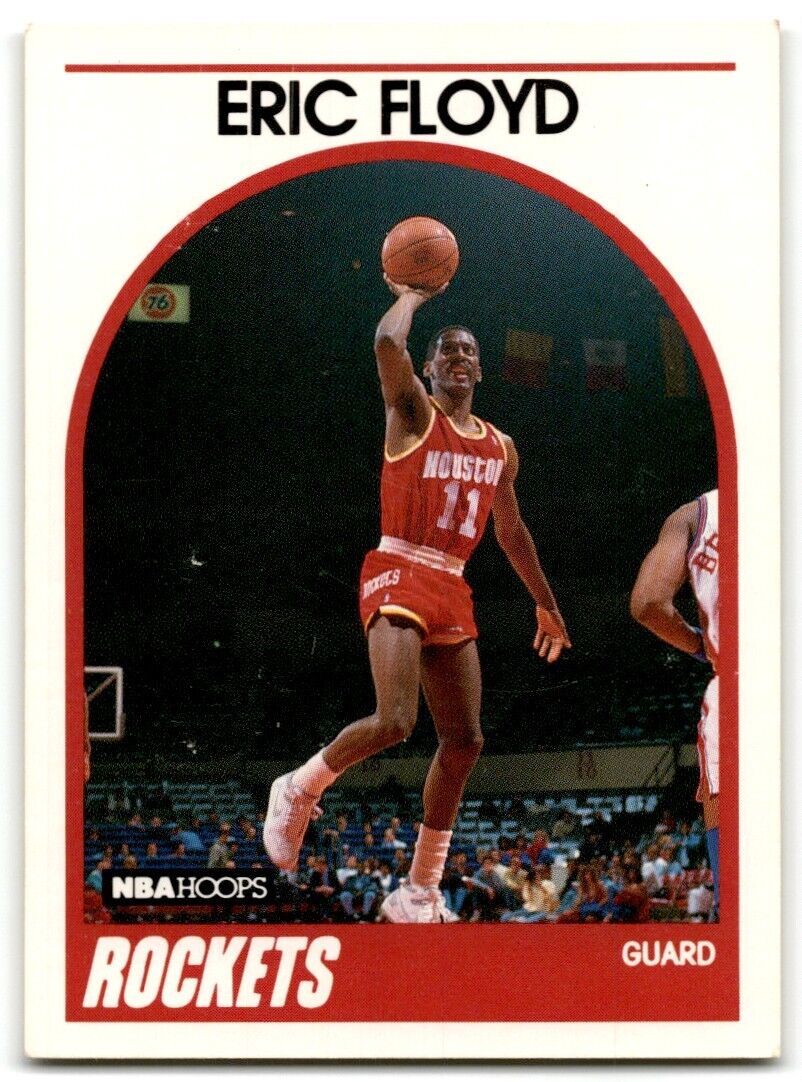 1989-90 Hoops Eric Floyd Houston Rockets #117