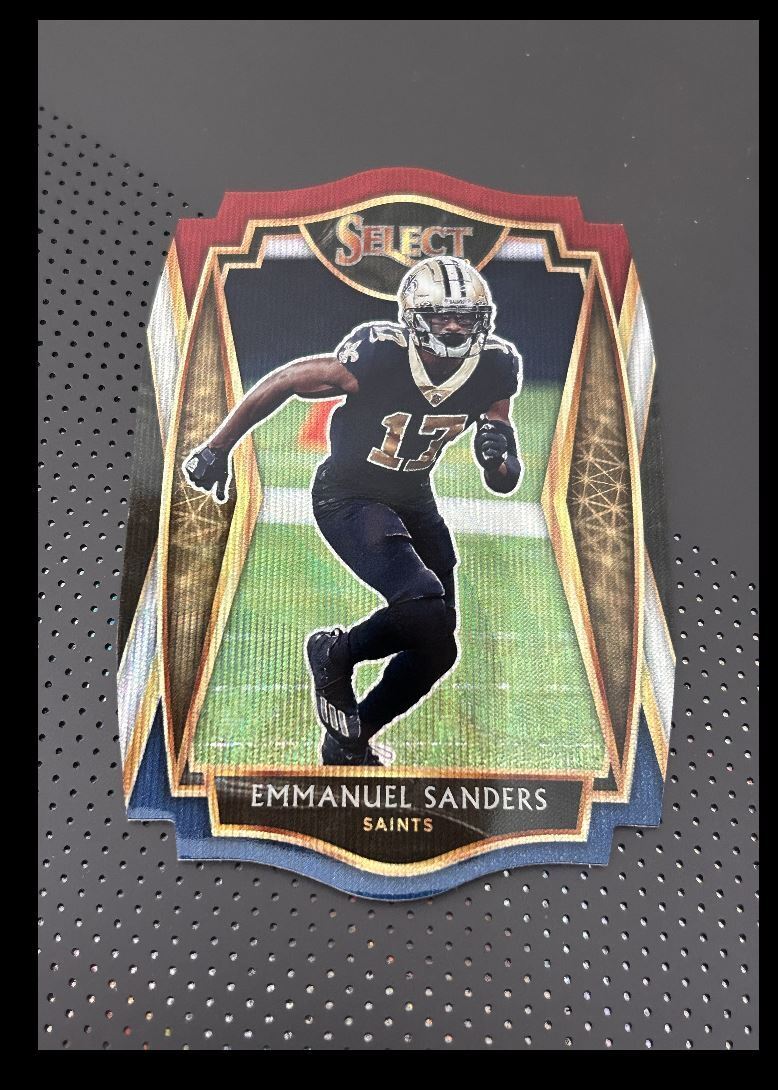 2020 Panini Select red blue prizm Emmanuel Sanders New Orleans Saints #142