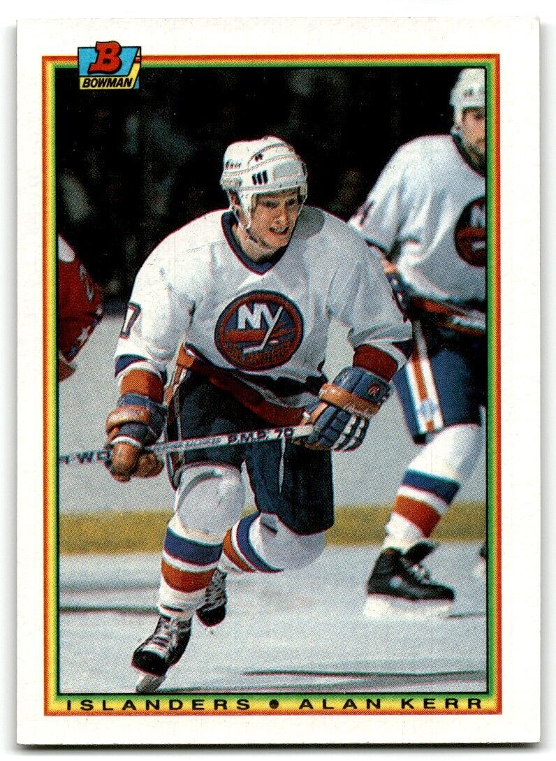 1990-91 Bowman Alan Kerr New York Islanders #118