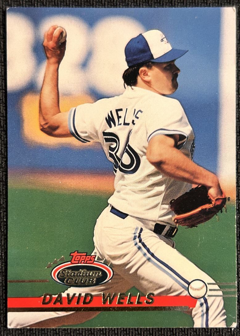 1993 Stadium Club David Wells Toronto Blue Jays #59