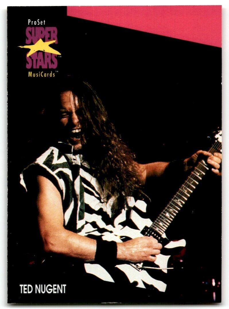 1991-92 ProSet Super Stars MusiCard Ted Nugent #212