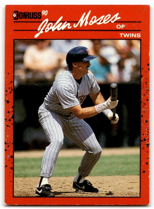 1990 Donruss John Moses Minnesota Twins #590