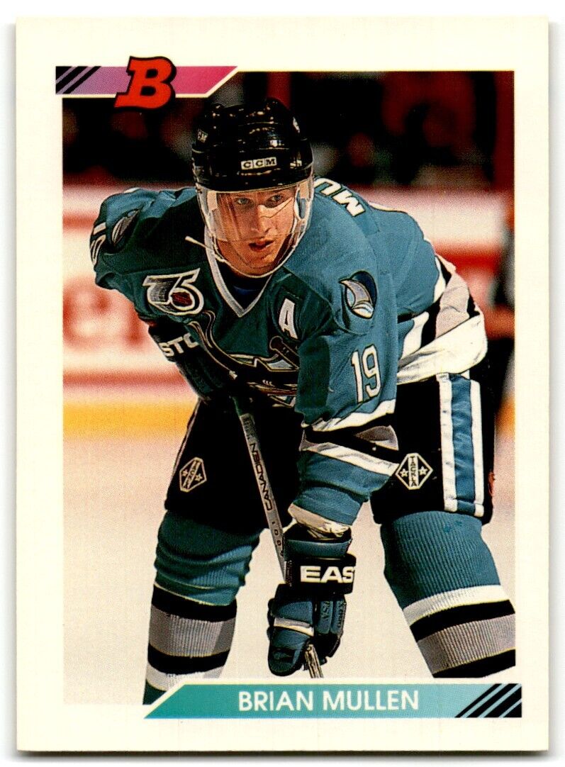 1992-93 Bowman Brian Mullen San Jose Sharks #139