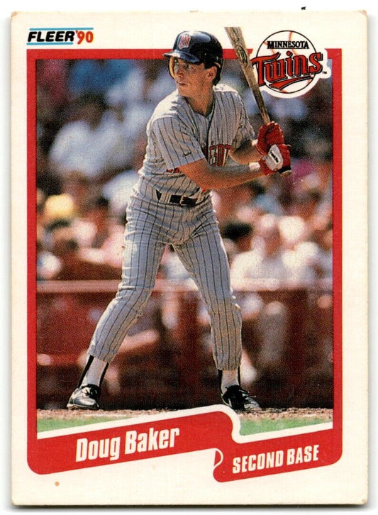 1990 Fleer Doug Baker Minnesota Twins #368