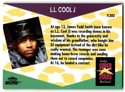 LL Cool J ProSet Super Star MusiCards (Card #130)