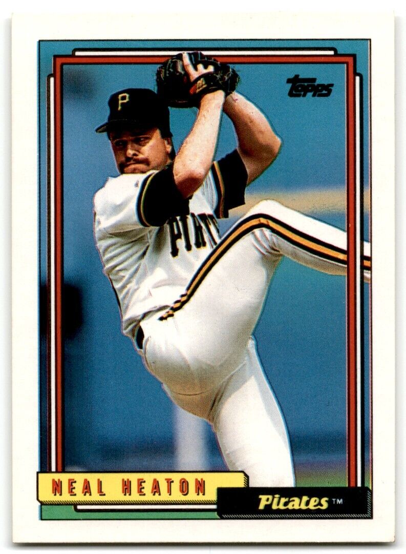 1992 Topps Neal Heaton Pittsburgh Pirates #89