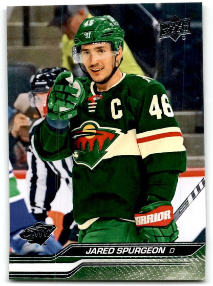 2023-24 Upper Deck Jared Spurgeon Minnesota Wild #91