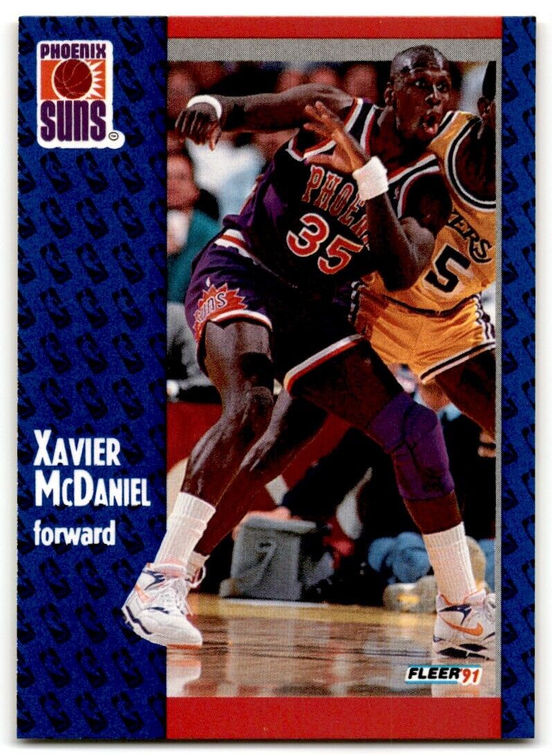 1991-92 Fleer Xavier McDaniel Phoenix Suns #164