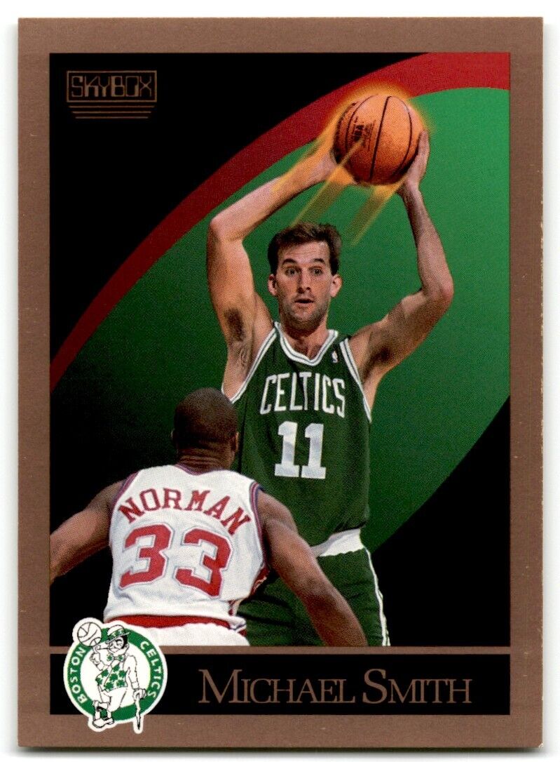 1990-91 SkyBox Michael Smith Rookie Boston Celtics #24