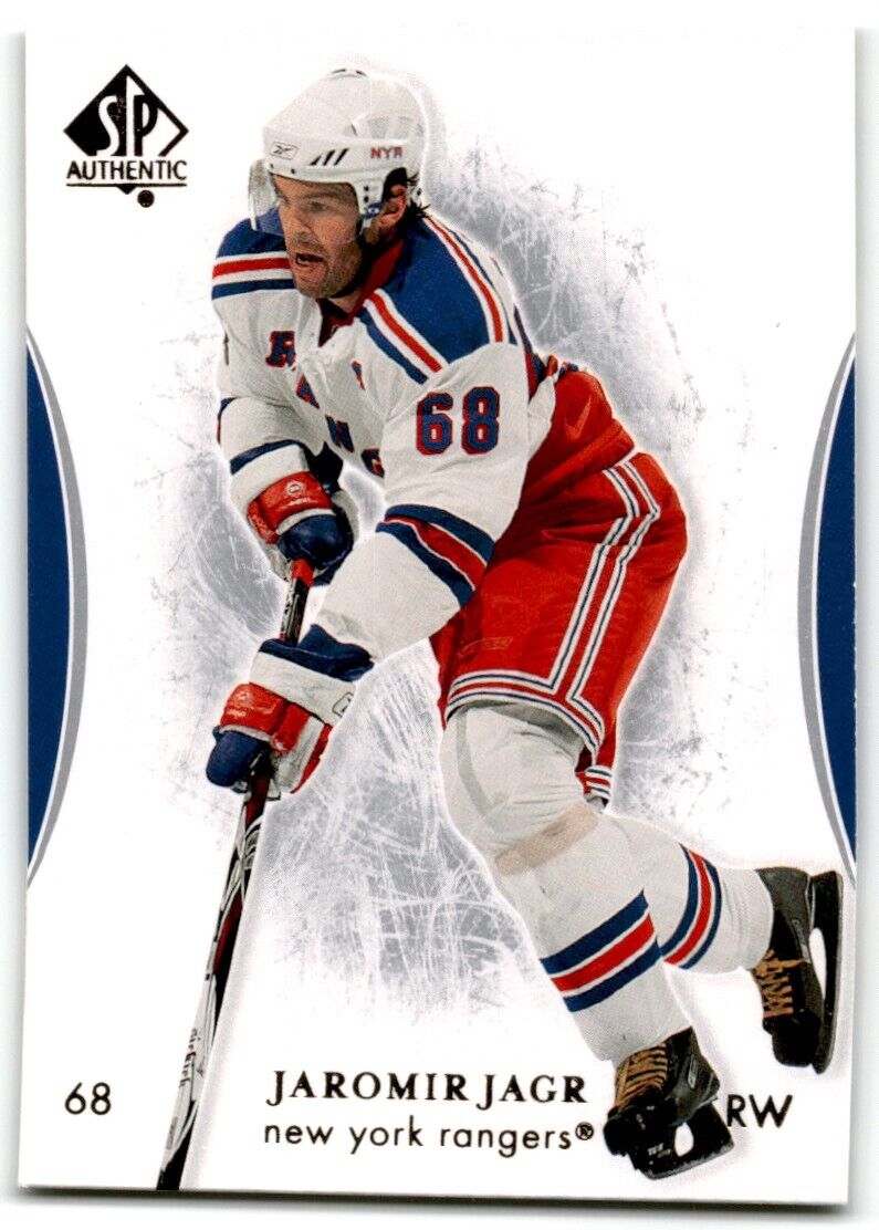 2007-08 SP Authentic Jaromir Jagr New York Rangers #30