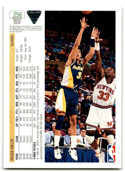 1991-92 Upper Deck International Italian Reggie Miller Indiana Pacers #57