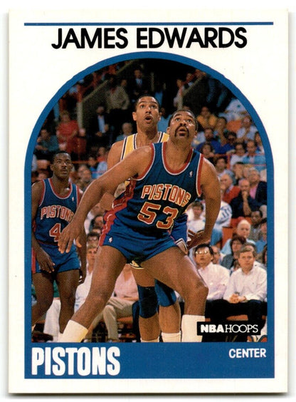 1989-90 Hoops James Edwards Detroit Pistons #284B