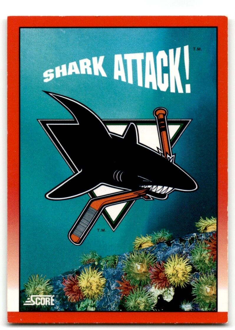 1991-92 Score Canadian English San Jose Sharks San Jose Sharks #304